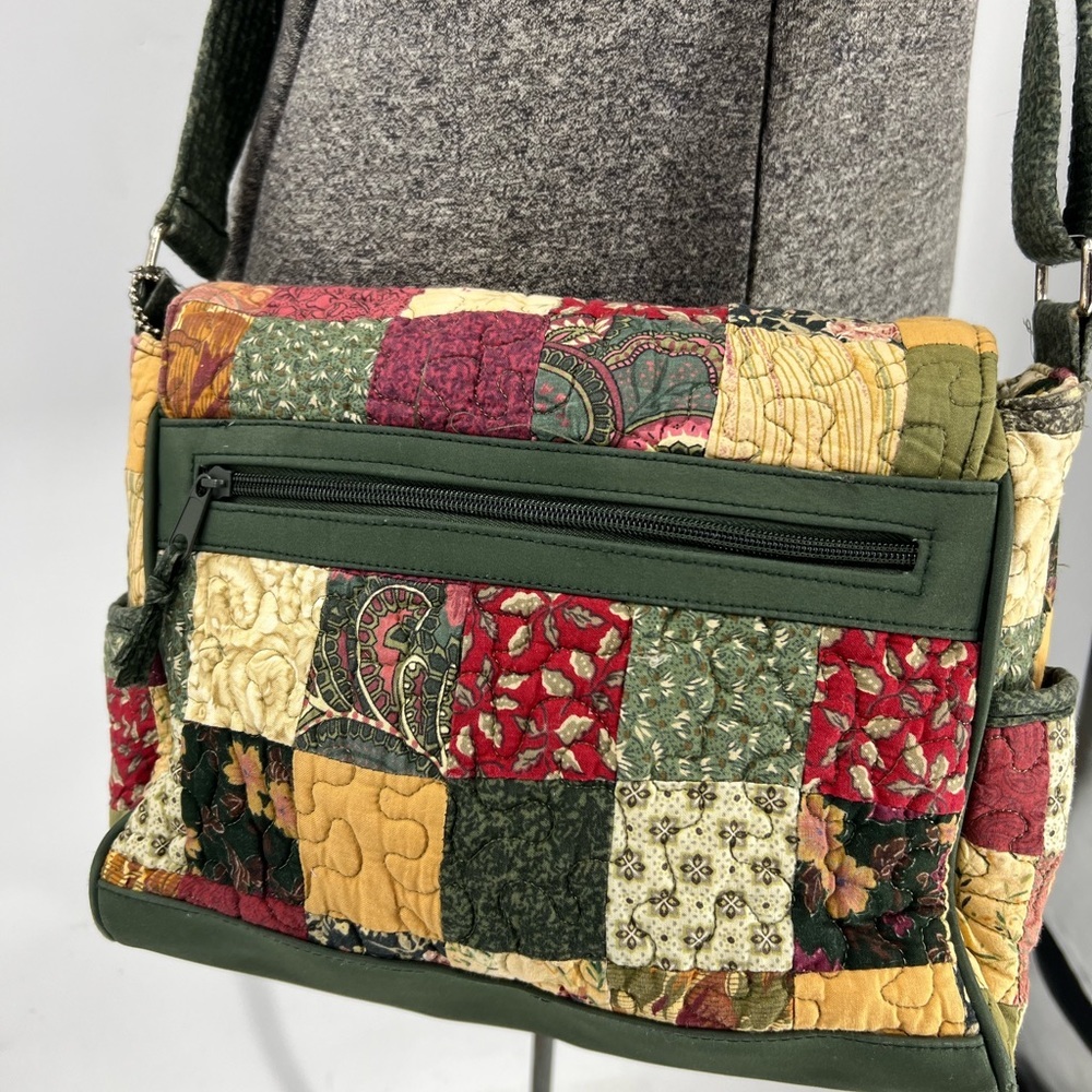 Donna Sharp Patchwork Quilted Puzzle Stitch, Cros… - image 3